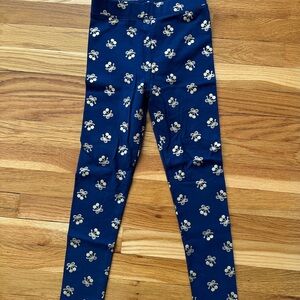 Crewcuts Blue Floral Kids Leggings